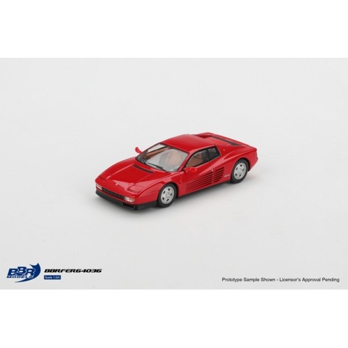 BBRFER64036 - 1/64 1987 FERRARI TESTAROSSA ROSSO CORSA