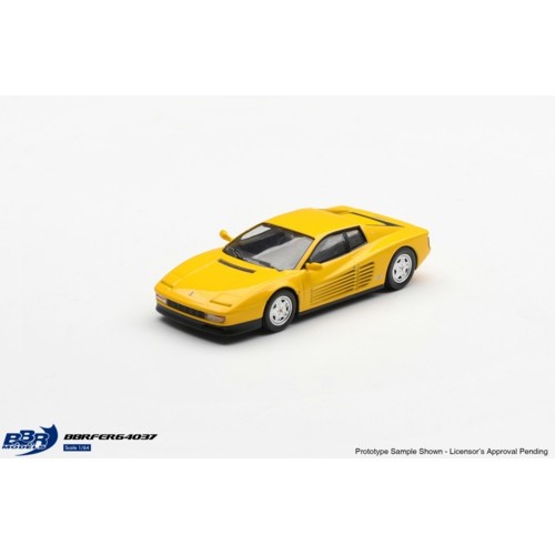 BBRFER64037 - 1/64 1989 FERRARI TESTAROSSA GIALLO MODENA