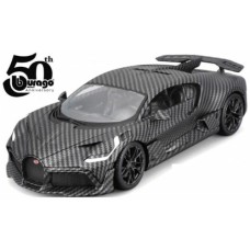 BG11101 - 1/18 BUGATTI DIVO 2019 CARBON BURAGO 50TH ANNIVERSARY