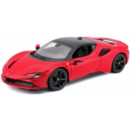 BG16015 - 1/18 FERRARI SF90 STRADALE RED/BLACK