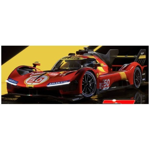 BG16306 - 1/18 FERRARI 499P 3.0L TURBO V6 NO.50 FUOCO NIELSEN/MOLINA 24H LE MANS 2025