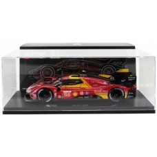 BG16314-51 - 1/18 FERRARI 499P 3.0L TURBO V6 AF CORSE NO.51 - 3RD 24H LE MANS 2024 W/CASE PIER GUIDI
