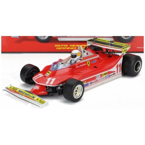 BG16814-1812 - 1/18 FERRARI F1 312T4 SHORT TAIL NO.11 WINNER MONACO GP JODY SCHECKTER WITH DRIVER 1979