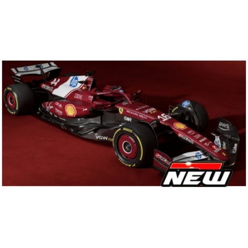 BG16822L - 1/18 FERRARI SF-25 NO.16 CHARLES LECLERC SEASON CAR 2025 HARD CASE