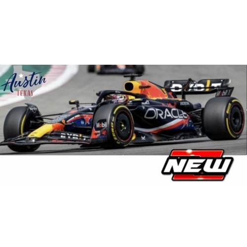 BG18003VAU - 1/18 RED BULL RB19 NO.1 MAX VERSTAPPEN AUSTINGP AUSTIN GP LIVERY