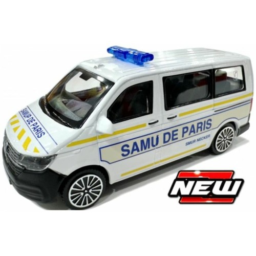 BG18300VW01 - 1/43 VW T6.1 TRANSPORTER SAMU DE PARIS 2020