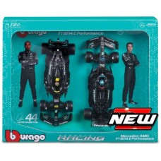 BG28062 - 1/24 MERCEDES BENZ AMG PETRONAS F1 W15 NO.44 HAMILTON AND NO.63 RUSSELL 2024 2 CAR SET