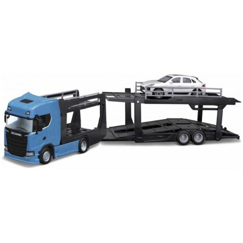 BG31467 - 1/43 SCANIA S730 HIGHLINE CAB CAR CARRIER AND PORSCHE MACAN