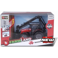 BG31671 - 10CM MASSEY FERGUSON FORESTRY TRACTOR + LOGGING LOADER