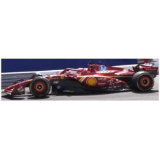 BG36843LMONACO - 1/43 FERRARI F1 SF-24 NO.16 WINNER MONACO GP 2024 CHARLES LECLERC WITH DRIVER AND SHOWCASE
