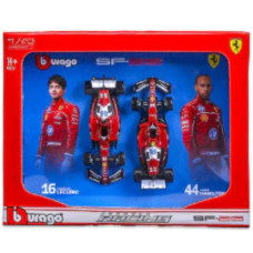 BG36856F - 1/43 FERRARI SF-25 NO.16 CHARLES LECLERC AND NO.44 LEWIS HAMILTON 2025 2 CAR SET