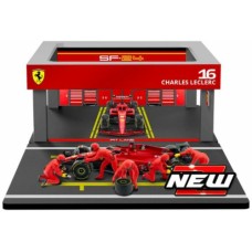 BG36862S - 1/43 FERRARI SF-24 NO.55 CARLOS SAINZ 2024 PIT PASS SET