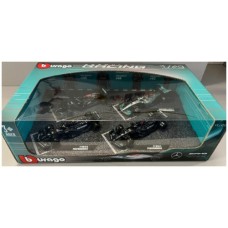 BG38093 - 1/43 MERCEDES BENZ AMG PETRONAS F1 BRITISH GP HAMILTON 4PC SET