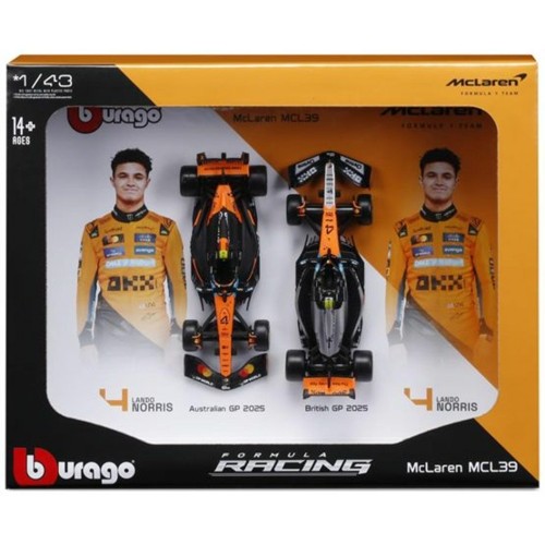 BG38109N - 1/24 MCLAREN MCL39 2025 NORRIS DRIVER TWO PACK