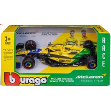 BG38214NS - 1/43 MCLAREN MCL38 F1 2024 NORRIS SENNA LIVERY MONACO 2024 SPECIAL - CARD BOX
