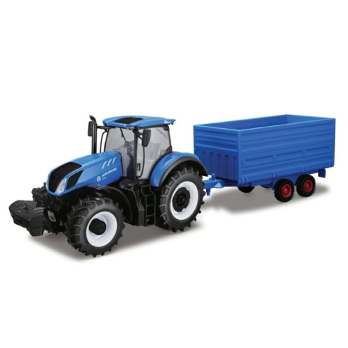 BG44067 - 1/32 NEW HOLLAND TRACTOR WITH HAY TRAILER