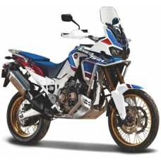 BG51082 - 1/18 HONDA AFRICA TWIN ADVENTURE MOTORBIKE - WHITE/BLUE/RED