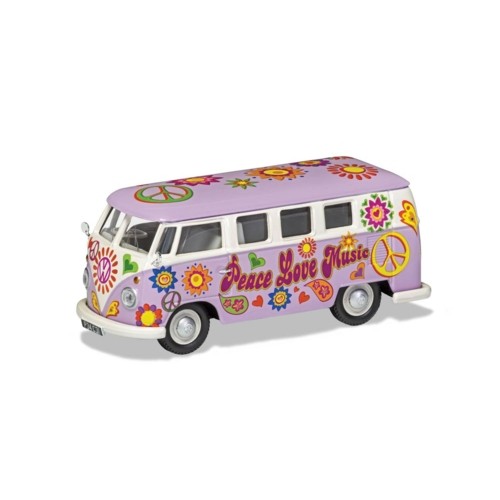 CC02730 - 1/43 VOLKSWAGEN CAMPERVAN - PEACE LOVE AND MUSIC