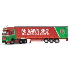 CC15812 - 1/50 MERCEDES BENZ ACTROS (MP4) CURTAINSIDE TRAILER MCGAWN TRANSPORT