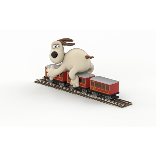 CC80603 - FTB WALLACE AND GROMIT - THE WRONG TROUSERS - GROMIT AND COACHES