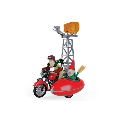 CC80702 - WALLACE AND GROMIT MOTORCYCLE AND SIDECAR, VENGEANCE MOST FOWL