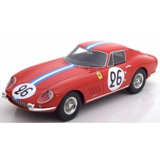 CMR037 - 1/18 FERRARI 275 GTB NO.26 24H LE MANS 1966 BISCALDI  DE BOURBON-PARME