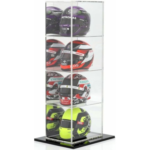 CMRCK99918012 - MIRRORED STAND DISPLAY CASE W/BASEPLATE FOR 1/2 SCALE HELMET