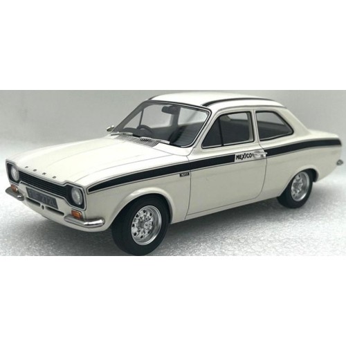 CULCML063-4 - 1/18 FORD ESCORT MEXICO WHITE 1973