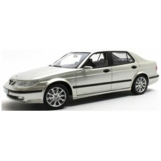 CULCML198-1 - 1/18 SAAB 9-5 TURBO AERO SILVER METALLIC 1998