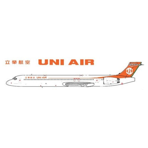 D2UIA913 - 1/200 UNI AIR MD-90 B-17913 OLDEST LIVERY WITH STAND LIMITED EDITION 120PCS