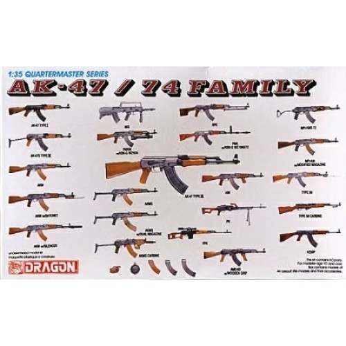 DK3802 - 1/35 AK-47 /74 FAMILY PART 1 (PLASTIC KIT)