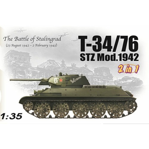 DK6453 - 1/35 T-34/76 STZ MOD 1942 (PLASTIC KIT)