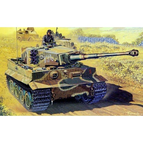 DK7203 - 1/72 TIGER 1 LATE WITH ZIMMERIT (PLASTIC KIT)