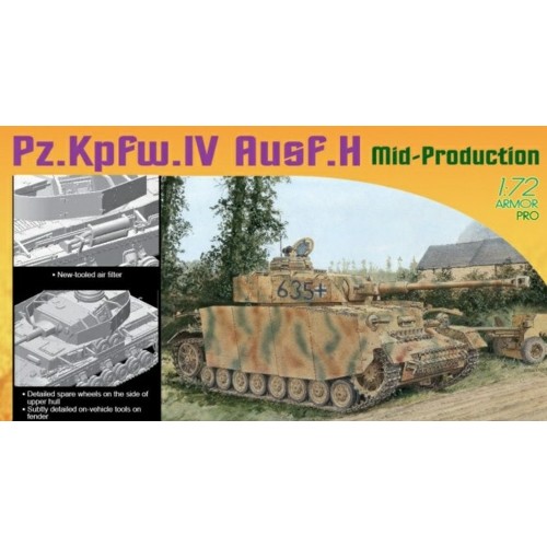 DK7279 - 1/72 PZ IV AUSF H MID PRODUCTION (PLASTIC KIT)