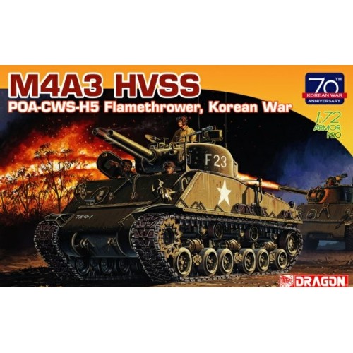 DK7524 - 1/72 M4A3 HVSS POA-CWS-H5 (PLASTIC KIT)