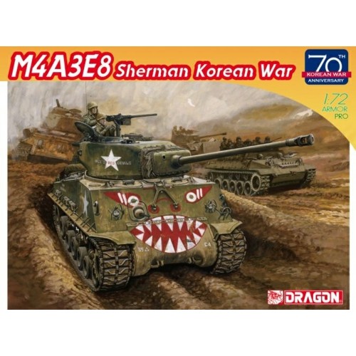DK7570 - 1/72 M4A3E8 EASY EIGHT KOREAN WAR (PLASTIC KIT)