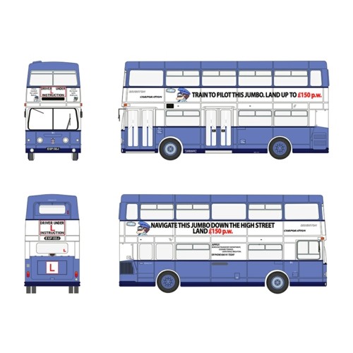 E43005 - 1/76 DAIMLER FLEETLINE DMS BRIGHTON CORPORATION 91 DRIVER TRAINER E43005 - 1/76 DAIMLER FLEETLINE DMS BRIGHTON CORPORATION 91 DRIVER TRAINER