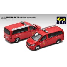 ECMB20VITRN46 - 1/64 46 MERCEDES-BENZ VITO - TAIWAN FIRE COMMAND VEHICLE