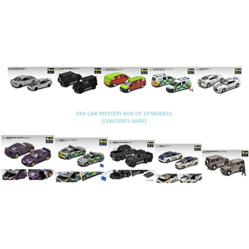 ECOFFER_M - 1/64 ERA CAR MYSTERY ASSORTMENT OF 10 DIFFERENT MODELS (CONTENTS VARY)