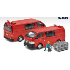 ECTO21HI82 - 1/64 82 TOYOTA HIACE HK FIRE VAN (F870)