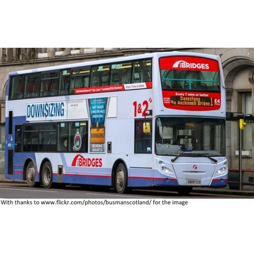 EIGUKD76003 - 1/76 DENNIS TRIDENT E500 - FIRST BUS ABERDEEN - THE BRIDGES - ROUTE 1 DANESTONE VIA CITY CENTRE, FLEET 38216 - REGISTRATION SN09CCO EIGUKD76003 - 1/76 DENNIS TRIDENT E500 - FIRST BUS ABERDEEN - THE BRIDGES - ROUTE 1 DANESTONE VIA CITY CENTRE, FLEET 38216 - REGISTRATION SN09CCO