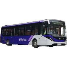 EIGUKD76201 - 1/76 ALEXANDER DENNIS ENVIRO 200 MMC 11.8M FIRST POTTERIES FT.67175 YX66 WBN