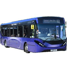 EIGUKD76202 - 1/76 ALEXANDER DENNIS ENVIRO 200 MMC 11.8M E2 FIRST HANDDORSET ECLIPSE FT.67181 YX66 WBW
