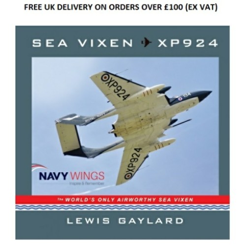 FREEDEL2 - FREE UK SHIPPING BOOK SEA VIXEN XP924 THE WORLDS ONLY AIRWORTHY SEA VIXEN - SOFTBACK