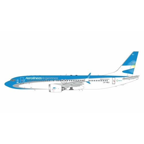 G2ARG1397 - 1/200 AEROLINEAS ARGENTINAS B737 MAX 8 LV-KEJ (UPGRADED STAND)