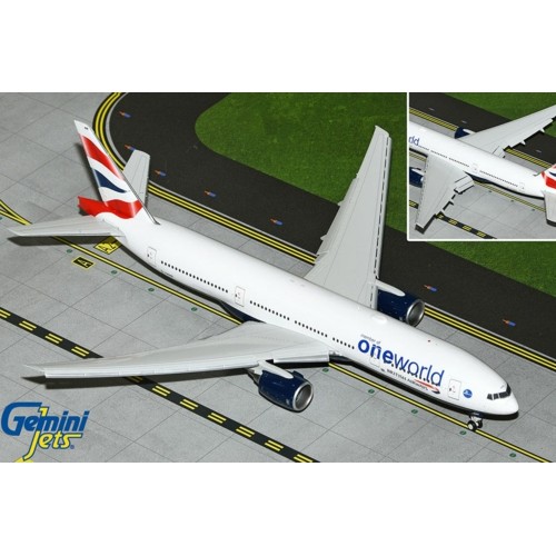 G2BAW1226F - 1/200 BRITISH AIRWAYS B777-200ER G-YMMR ONEWORLD LIVERY FLAPS DOWN