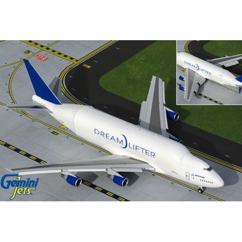 G2BOE1003F - 1/200 BOEING B747-400LCF DREAMLIFTER WITH OPENING FUSELAGE FLAPS DOWN