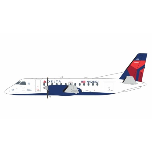 G2DAL1340 - 1/200 DELTA CONNECTION / MESABA AIRLINES SAAB 340B N428XJ