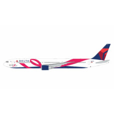 G2DAL1446 - 1/200 DELTA AIRLINES B767-400ER N845MH BCRF BREAST CANCER RED RIBBON