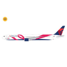 G2DAL1446F - 1/200 DELTA AIRLINES B767-400ER N845MH BCRF BREAST CANCER RED RIBBON F/D